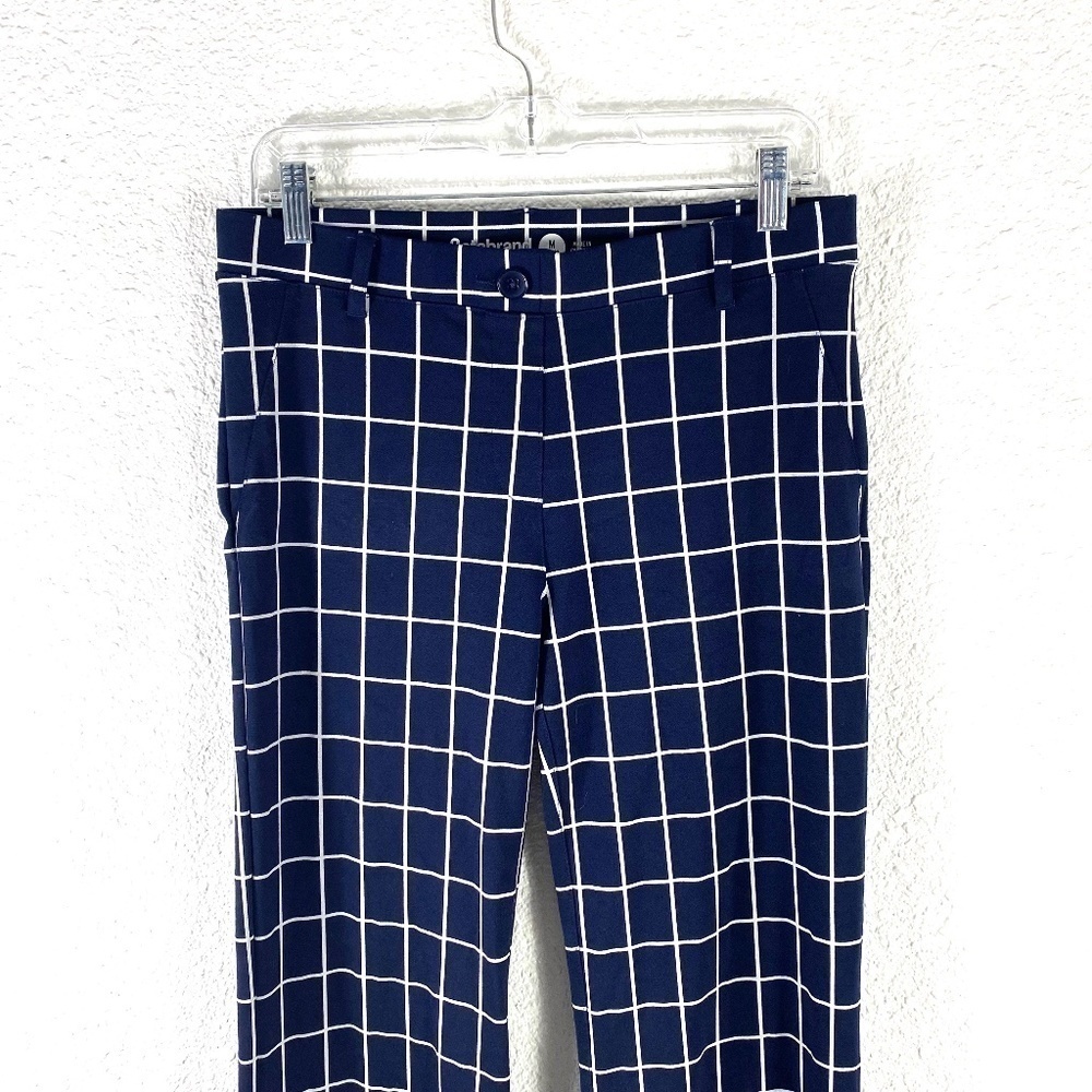 Betabrand Macro Grid Dress Yoga Pants SZ M Long - Picture 2 of 7